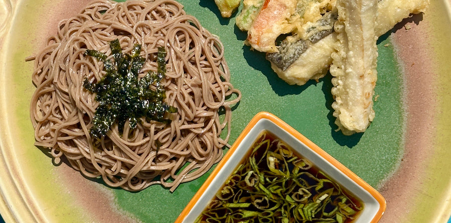 Black Cod and Veggie Tempura with Tenzaru Soba Recipe | Alaska Gold Seafood