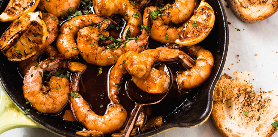 Wild Prawns with Garlic, Paprika and Lemon | Alaska Gold Seafood