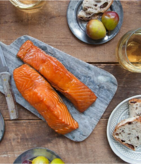 Traditional Smoked King Salmon | Alaska Gold Seafood
