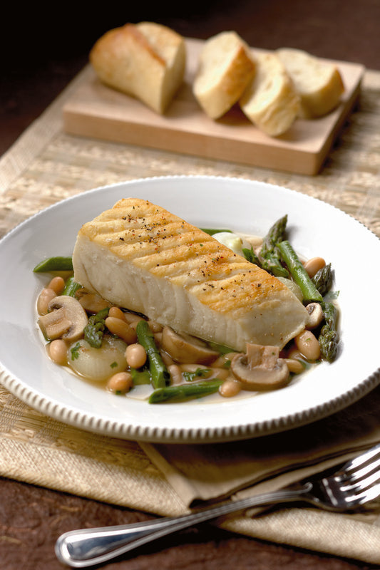 Halibut with Wild Mushrooms Recipe | Alaska Gold Seafood
