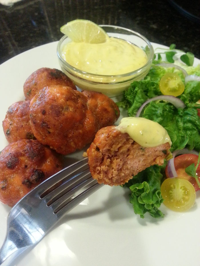 Asian-inspired easy salmon meatballs with ginger lime sauce | Alaska Gold Seafood