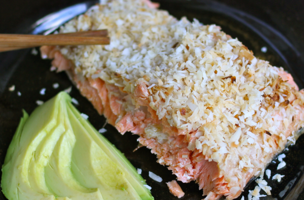 Coconut miso coho salmon recipe from Emma Frisch | Alaska Gold Seafood