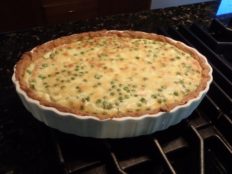 Easy salmon quiche | Alaska Gold Seafood