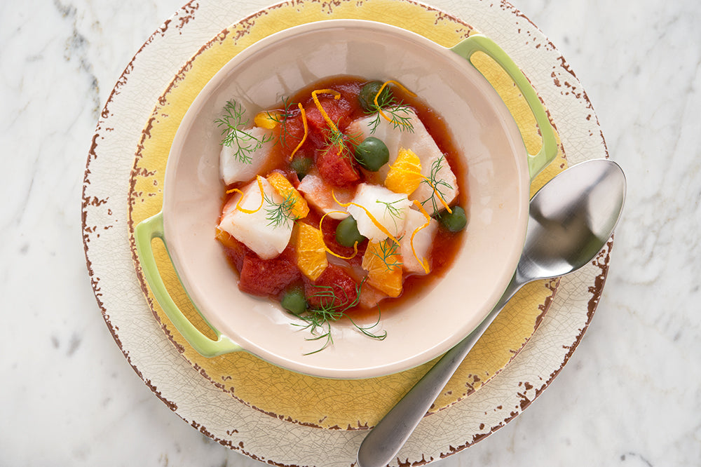 Lingcod with Tomato and Orange Recipe | Alaska Gold Seafood