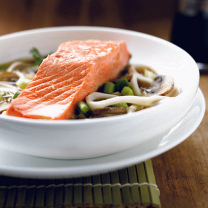 Saké-poached salmon recipe | Alaska Gold Seafood