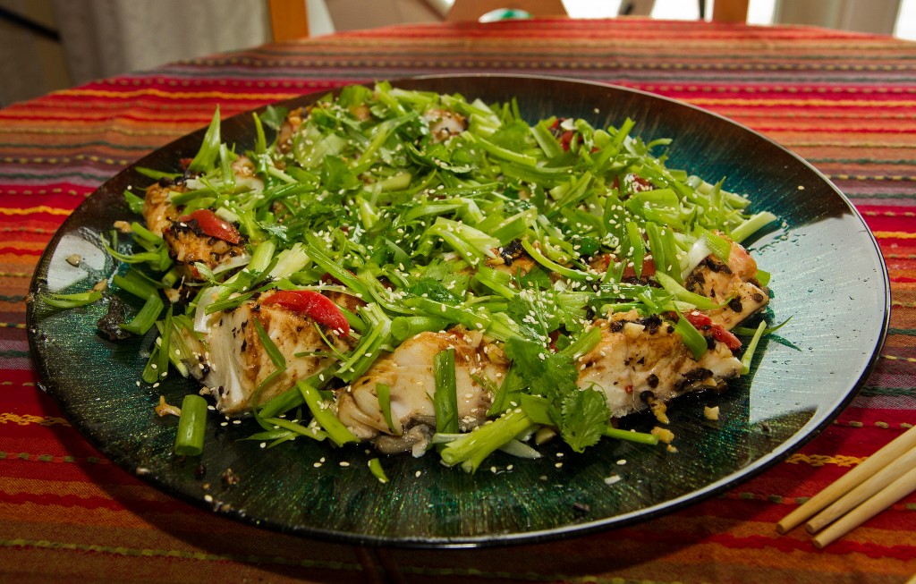 Steamed Black Cod Pacific Rim Style with Chinese Black Beans and Umebo | Alaska Gold Seafood