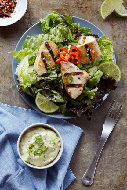 Seared albacore tuna with wasabi citrus aioli | Alaska Gold Seafood